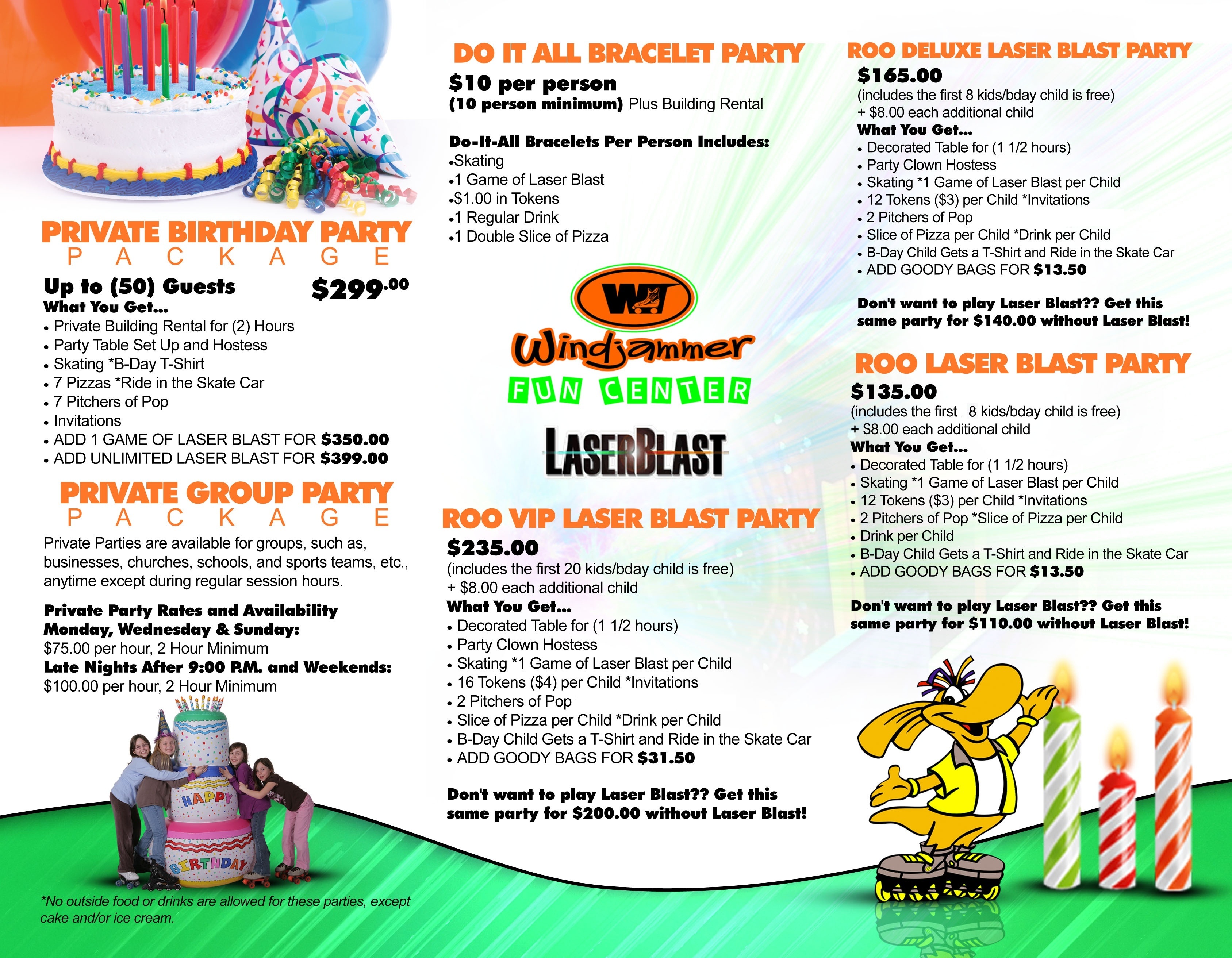 Birthday Parties Windjammer Fun Center Danville, Kentucky